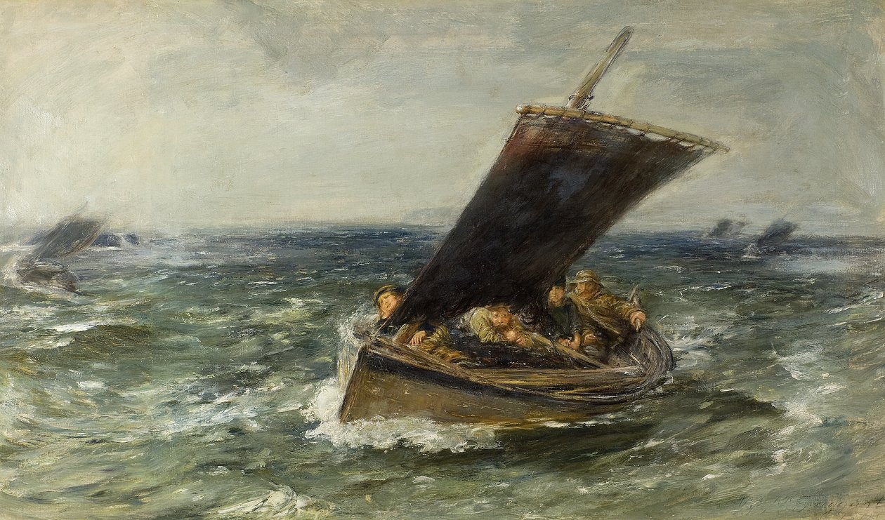 Genom vind och regn av William McTaggart