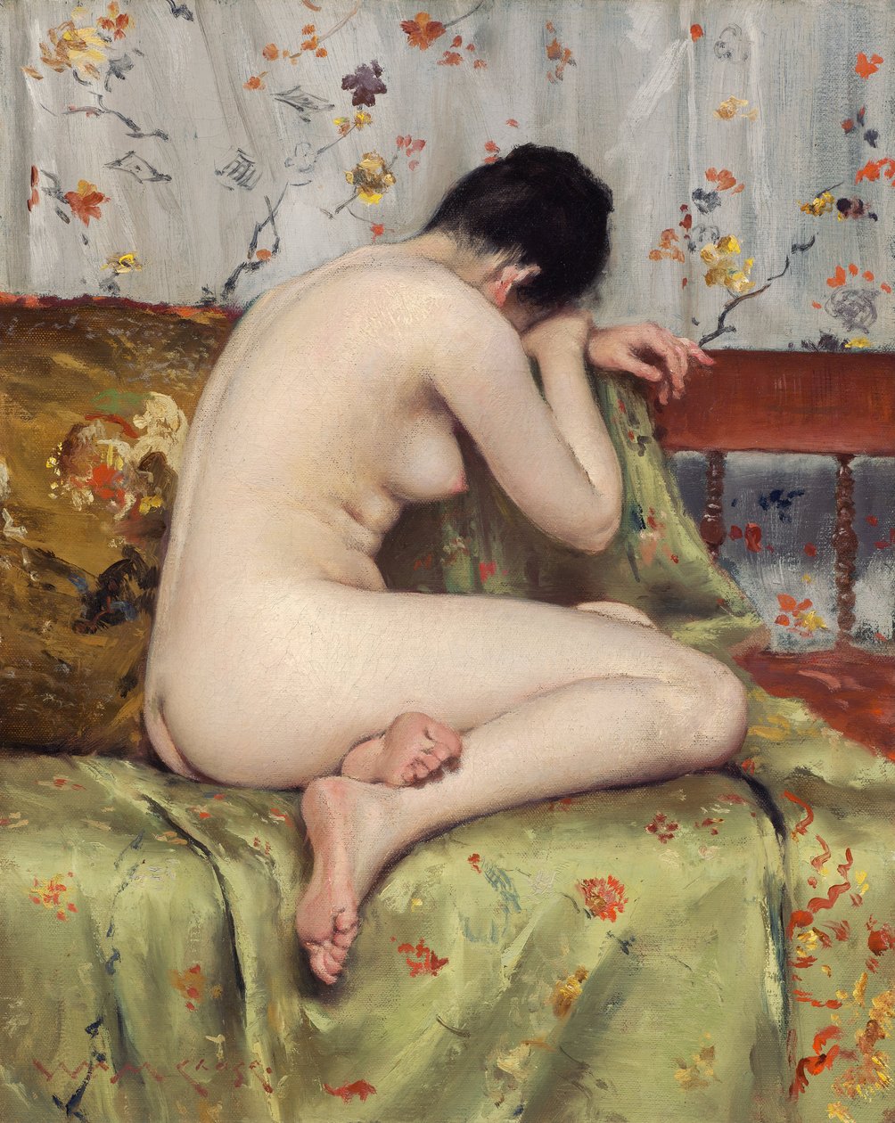En modern Magdalen av William Merritt Chase