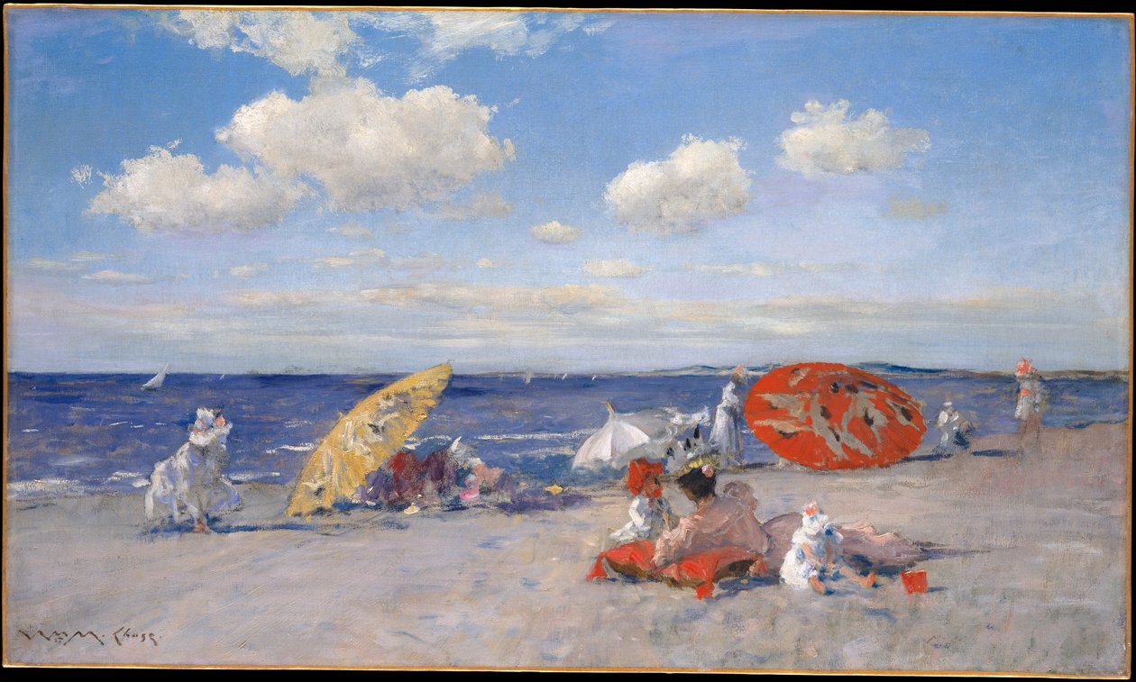 Vid havet av William Merritt Chase