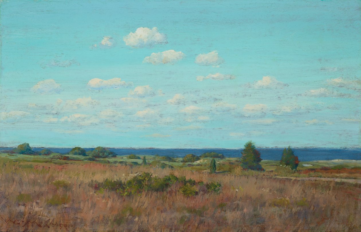 Höst, ca 1895 (olja på pannå) av William Merritt Chase