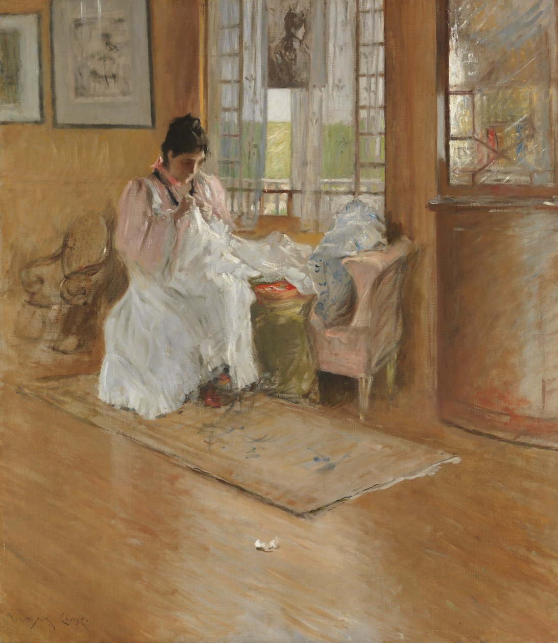 För den lilla, ca. 1896. av William Merritt Chase