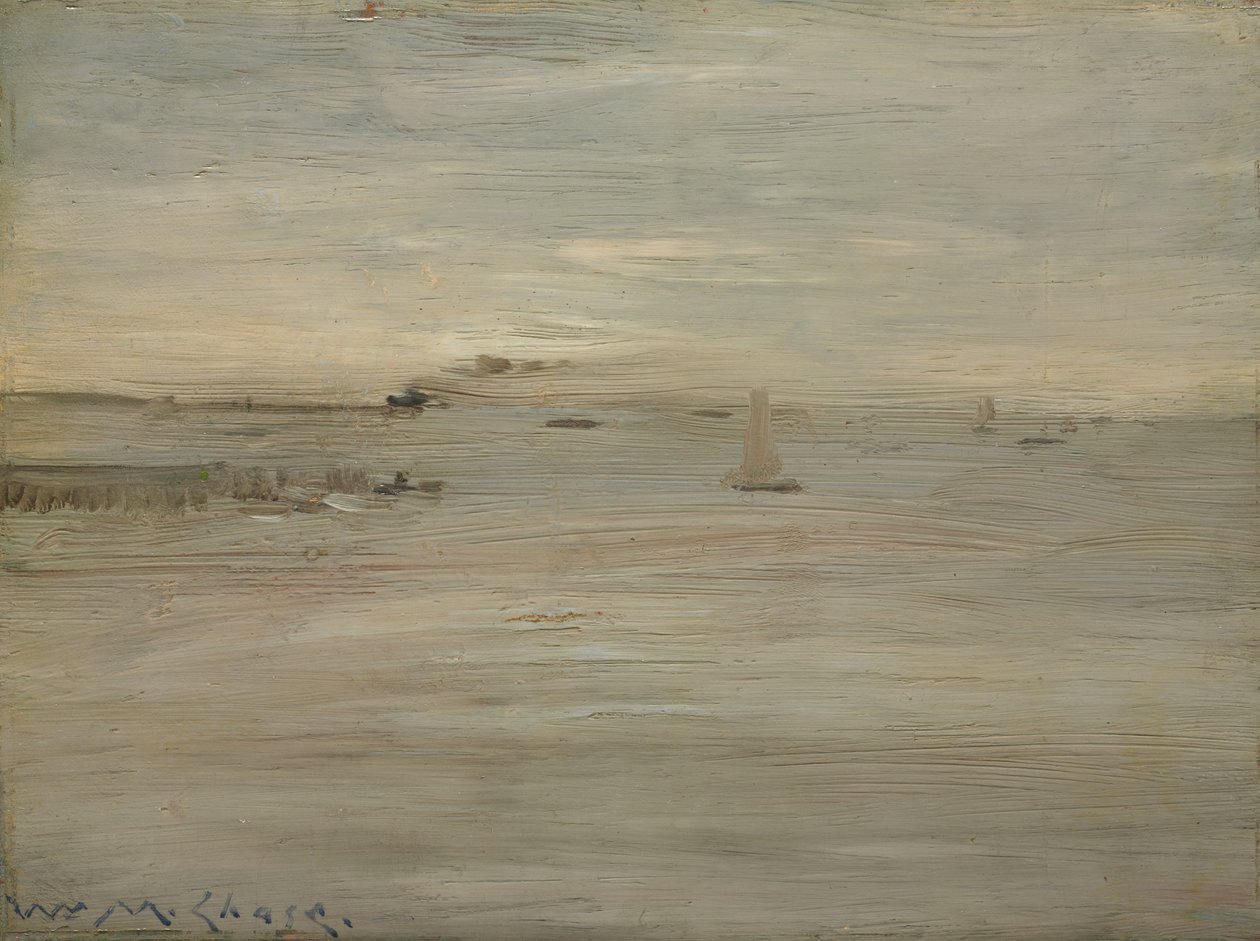 Marin, ca 1888 (olja på trä) av William Merritt Chase