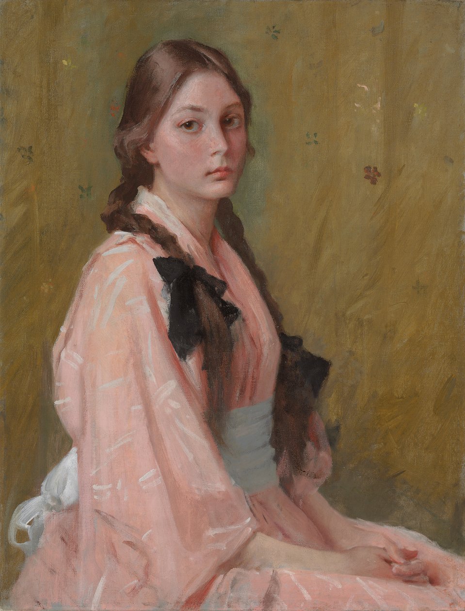 Mona, dotter till Mrs. R. William Merritt Chase, ca 1894 av William Merritt Chase