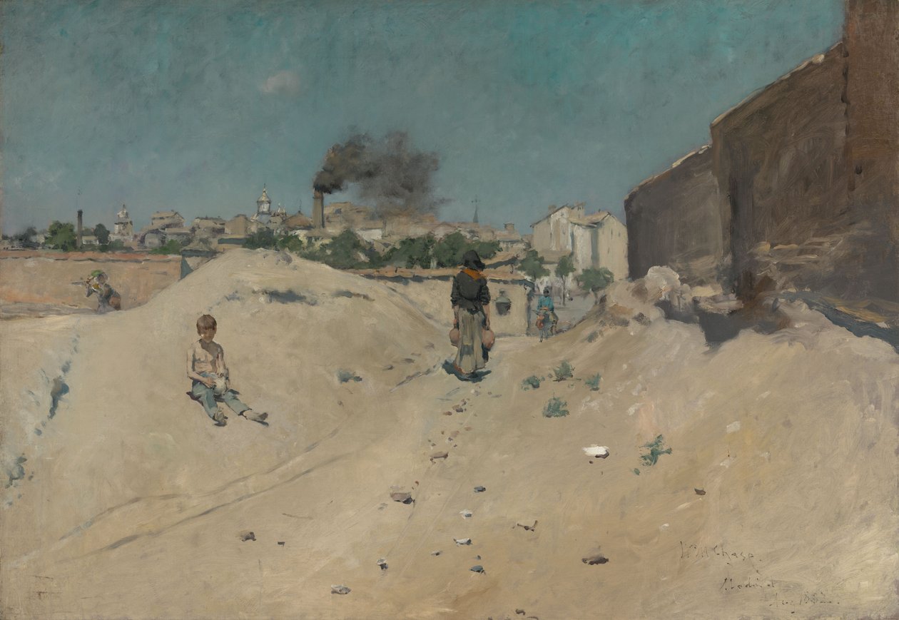 I utkanten av Madrid av William Merritt Chase