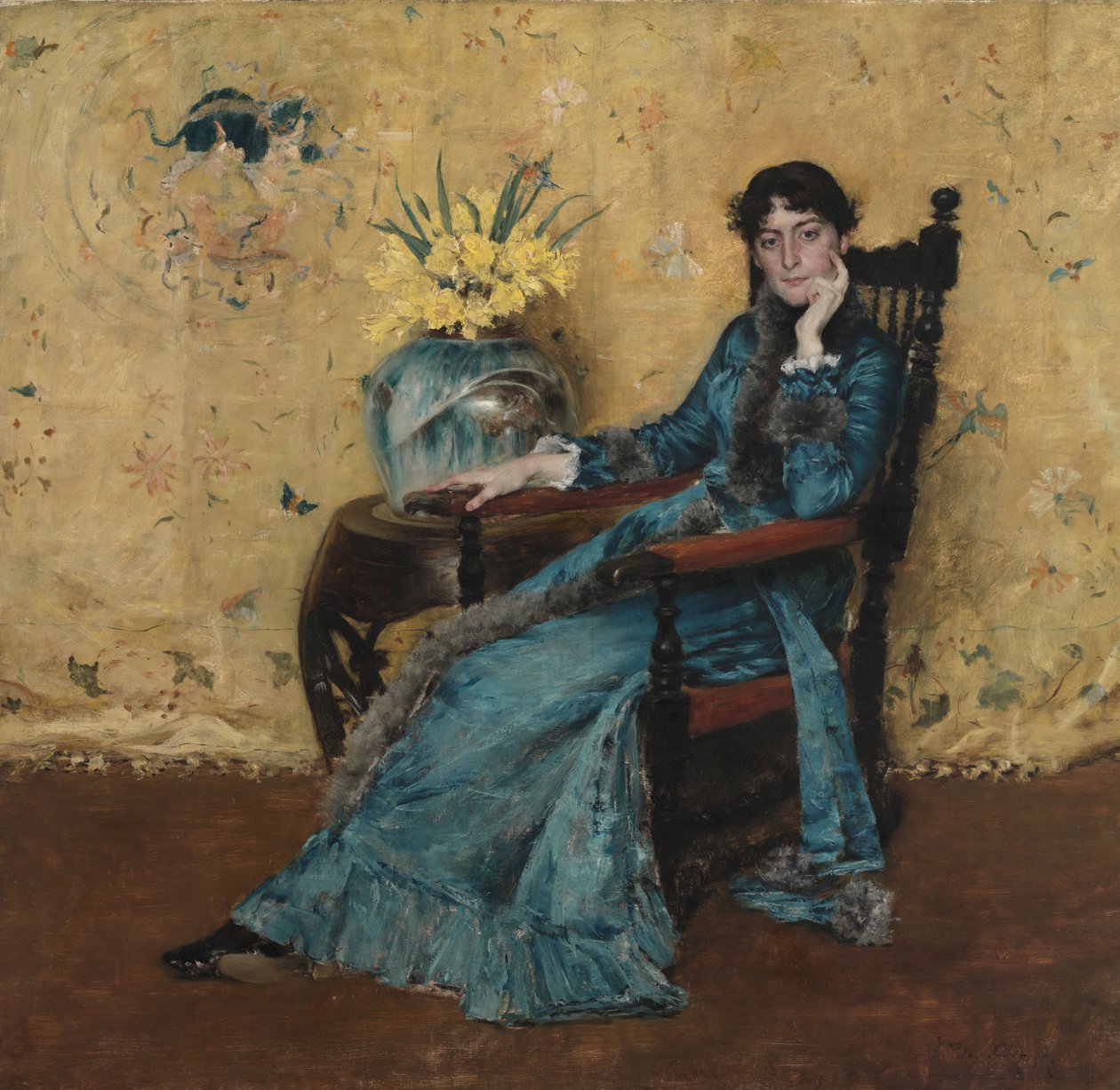 Porträtt av Dora Wheeler, 1882-83 av William Merritt Chase