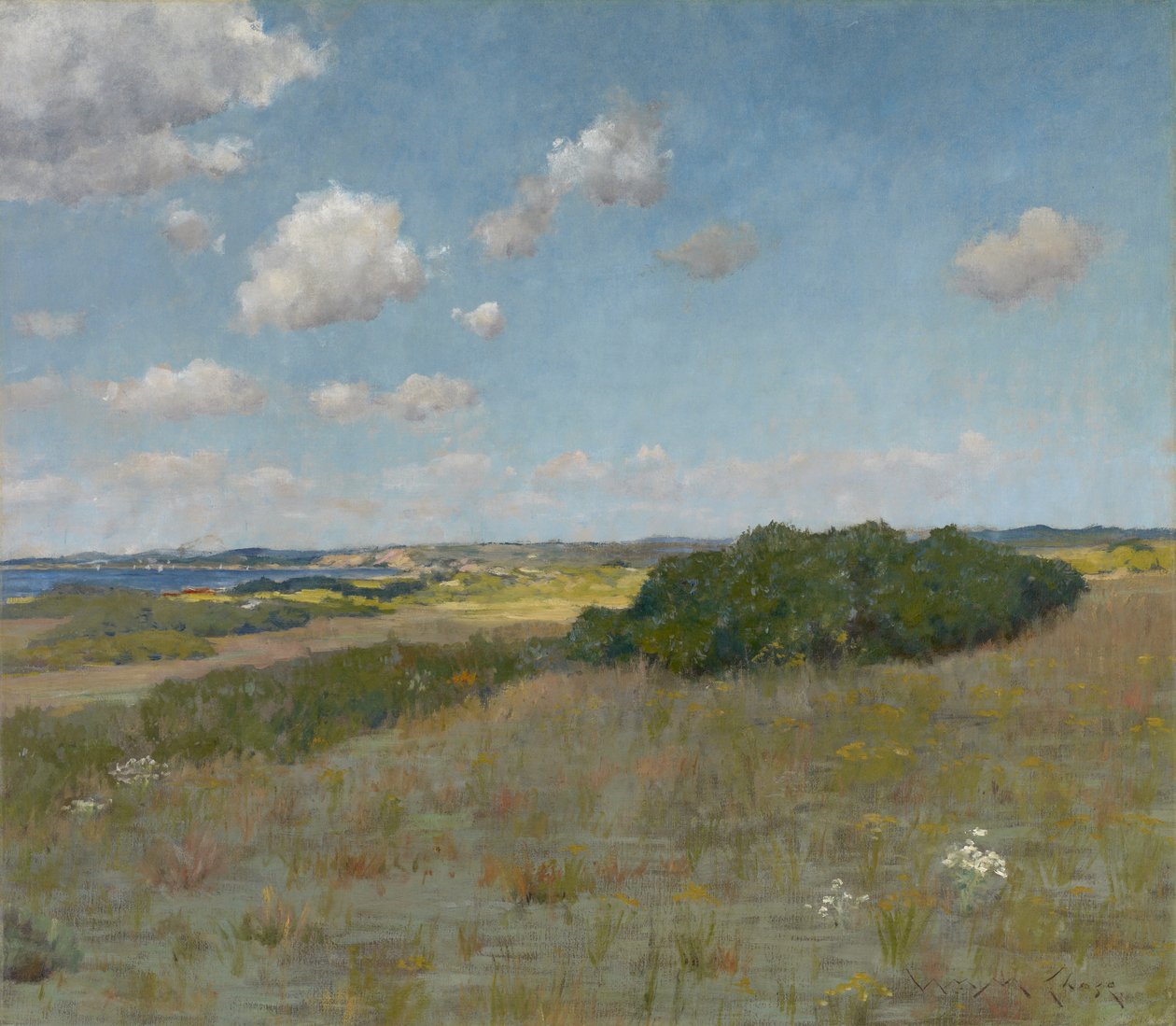 Sunlight and Shadow, Shinnecock Hills, ca 1895 (olja på duk) av William Merritt Chase