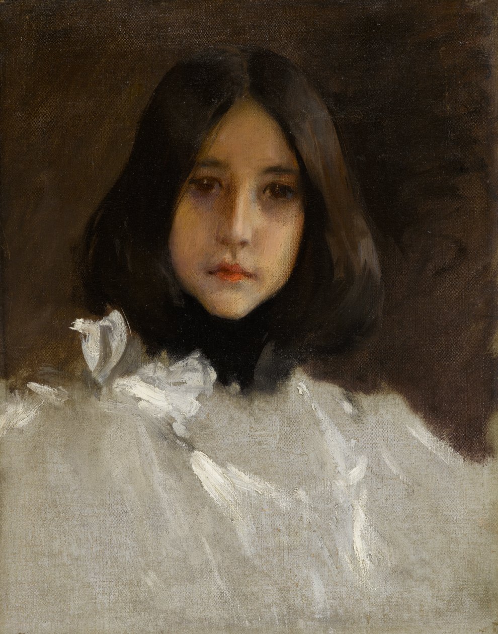 Konstnärens dotter Alice, ca 1899 (olja på duk) av William Merritt Chase
