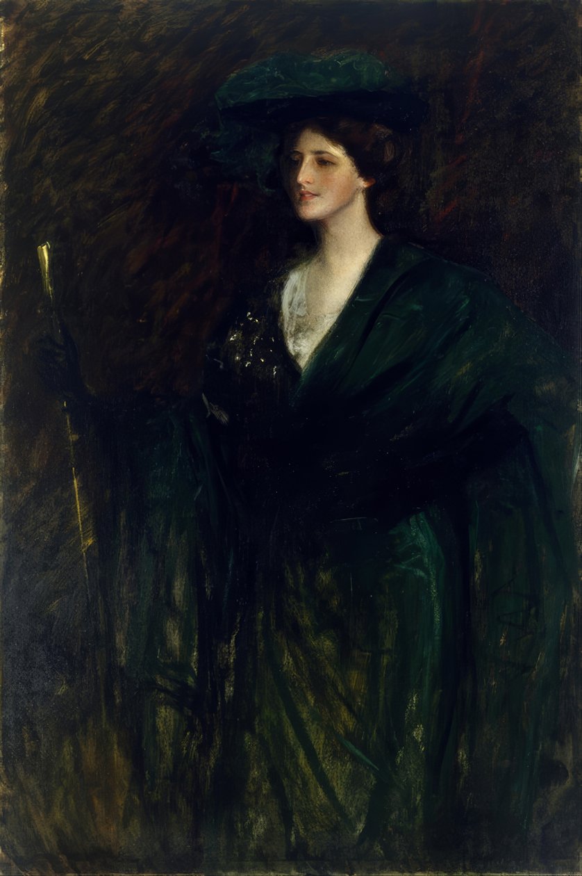 Smaragdfrun av William Merritt Chase