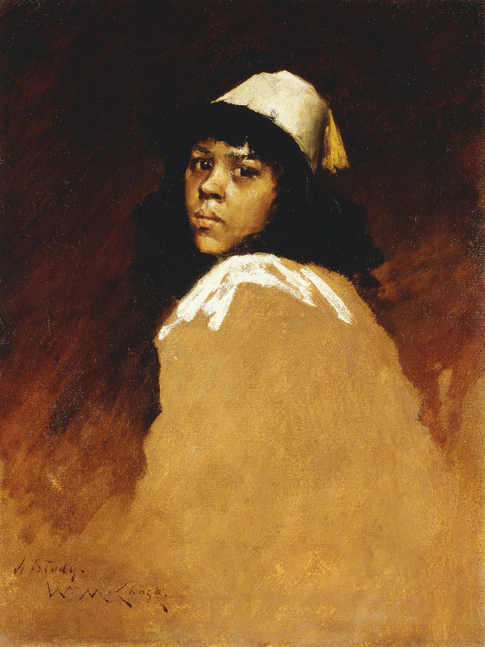 Den marockanska flickan, ca 1886 av William Merritt Chase