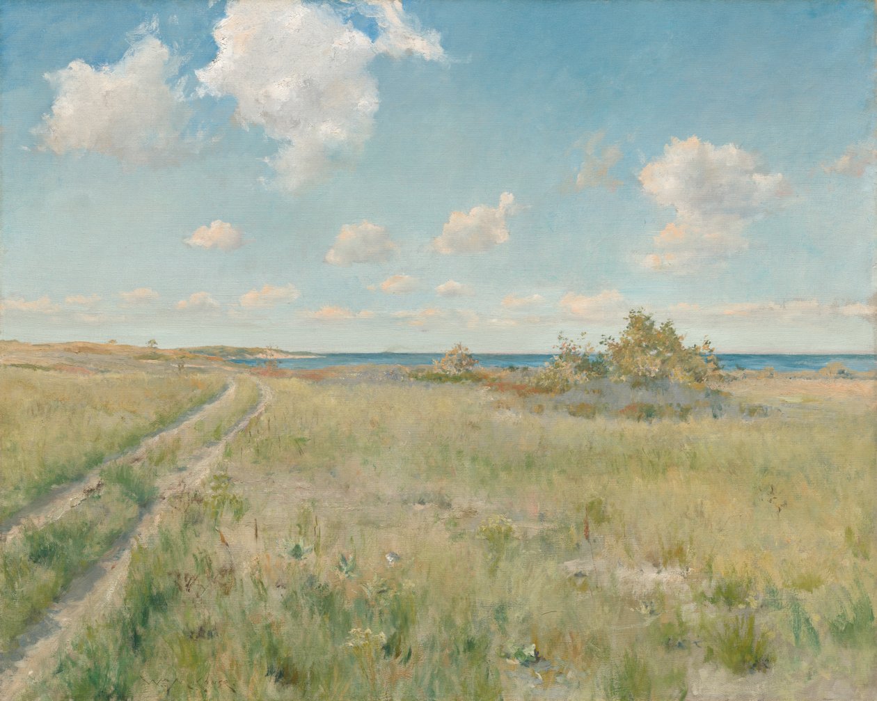 Den gamla vägen till havet, ca. 1893. av William Merritt Chase