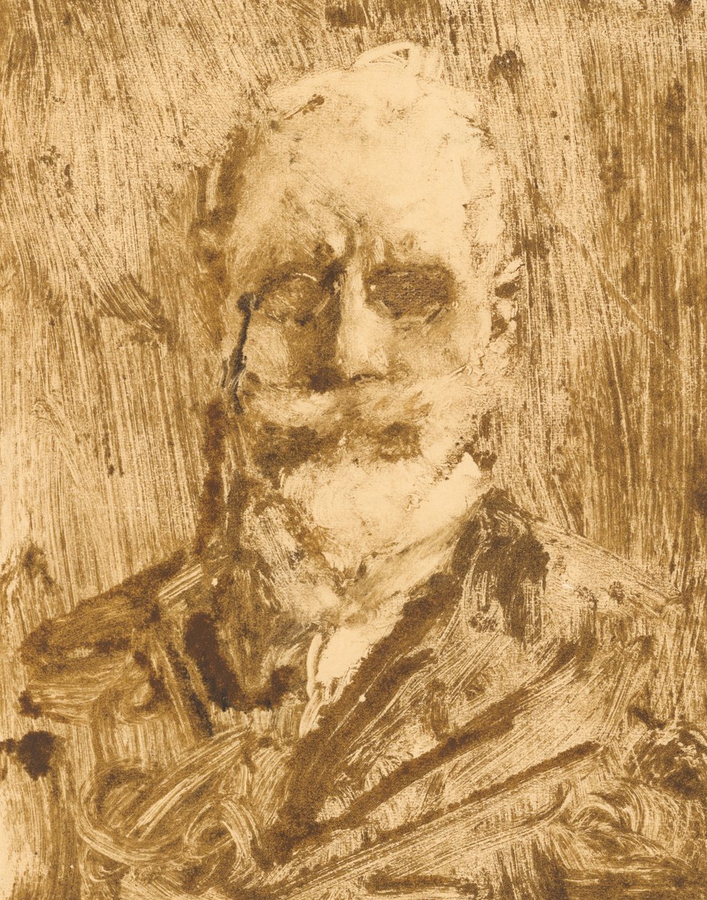 Självporträtt av William Merritt Chase av William Merritt Chase
