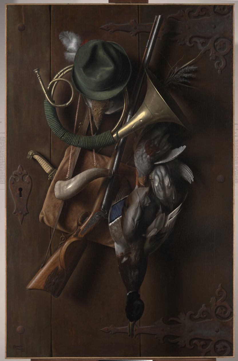 Efter jakten, 1883 av William Michael Harnett