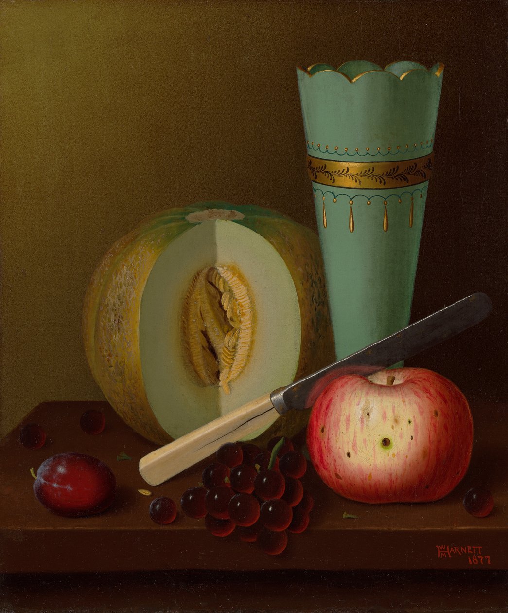 Fruktbitar av William Michael Harnett