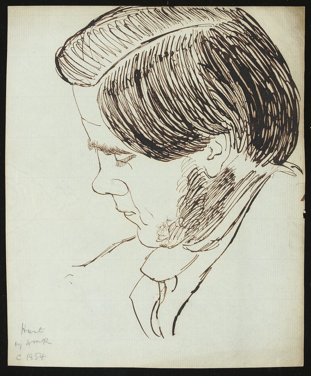 Porträtt av William Holman Hunt, 1854 av William Michael Rossetti