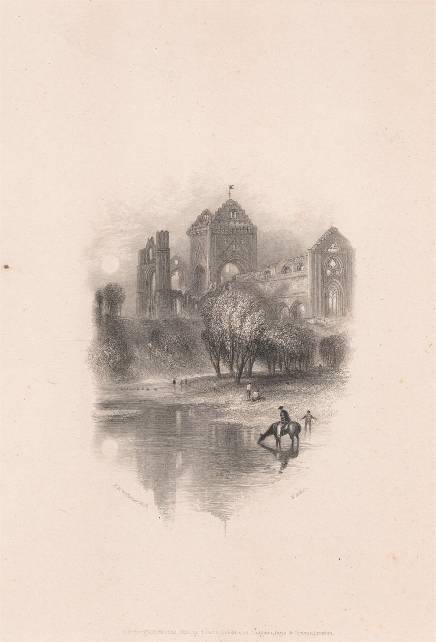 New Abbey, nära Dumfries av William Miller