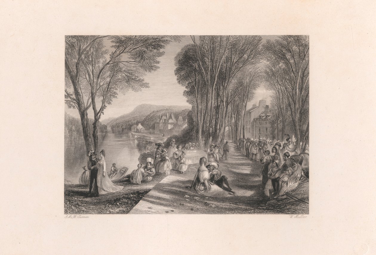 Palace of La Belle Gabrielle av William Miller