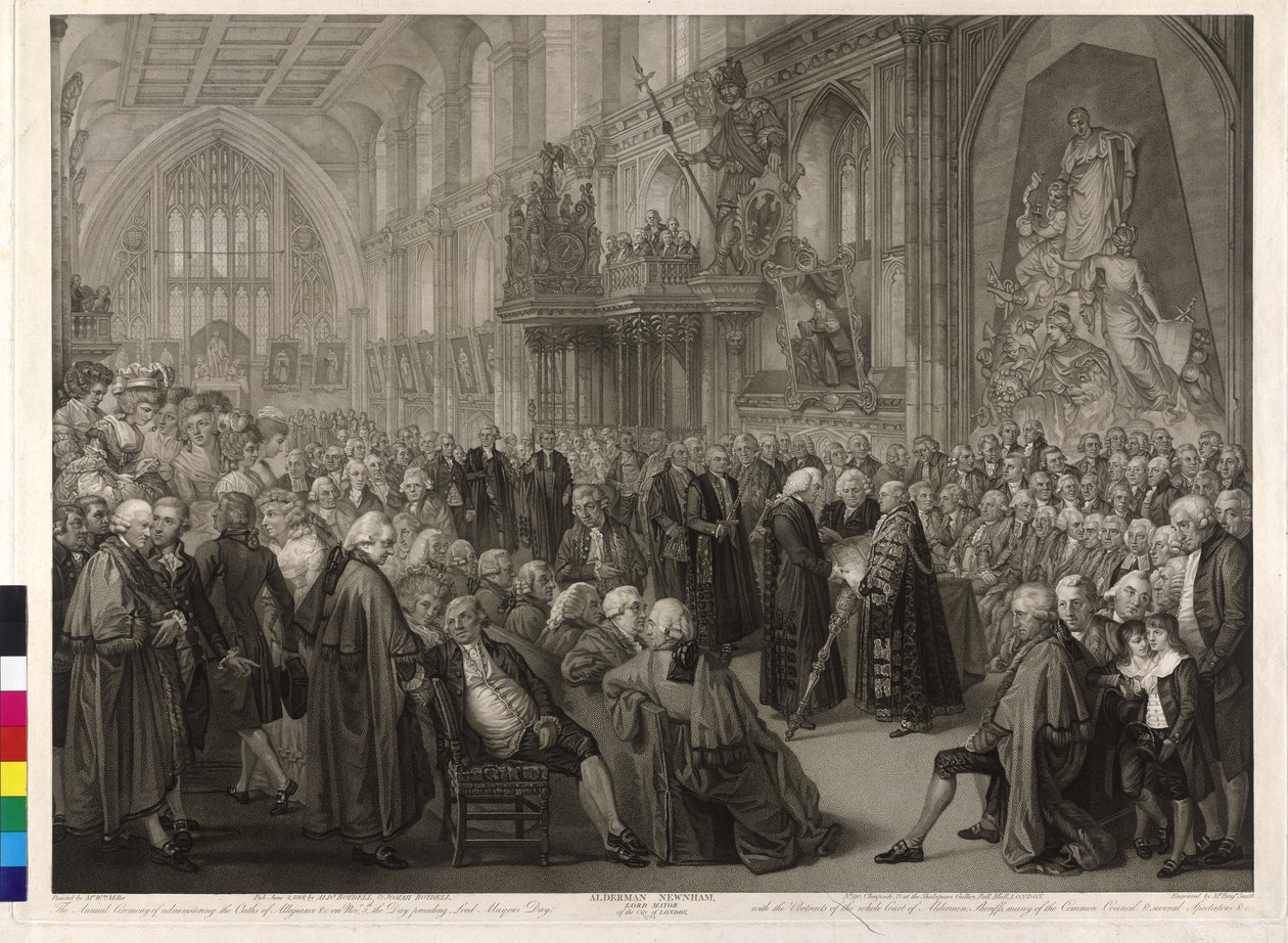 Londons borgmästare Nathaniel Newnham av William Miller