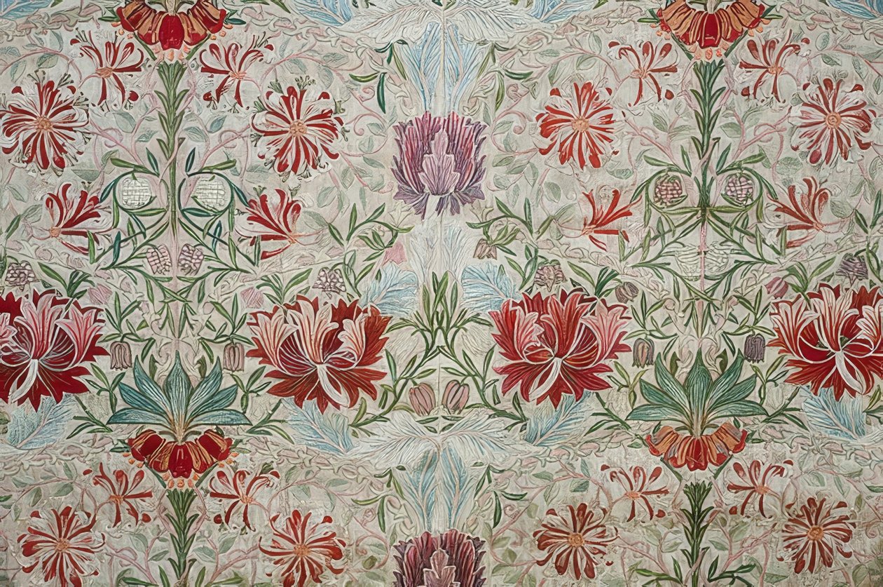 Dekorationstyg. 1880 av William Morris