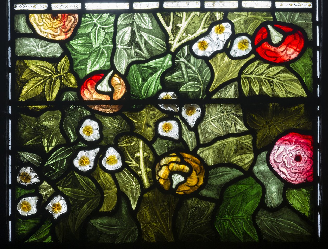 Blommig detalj av William Morris