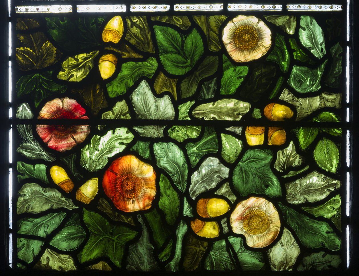 Blommig detalj av William Morris