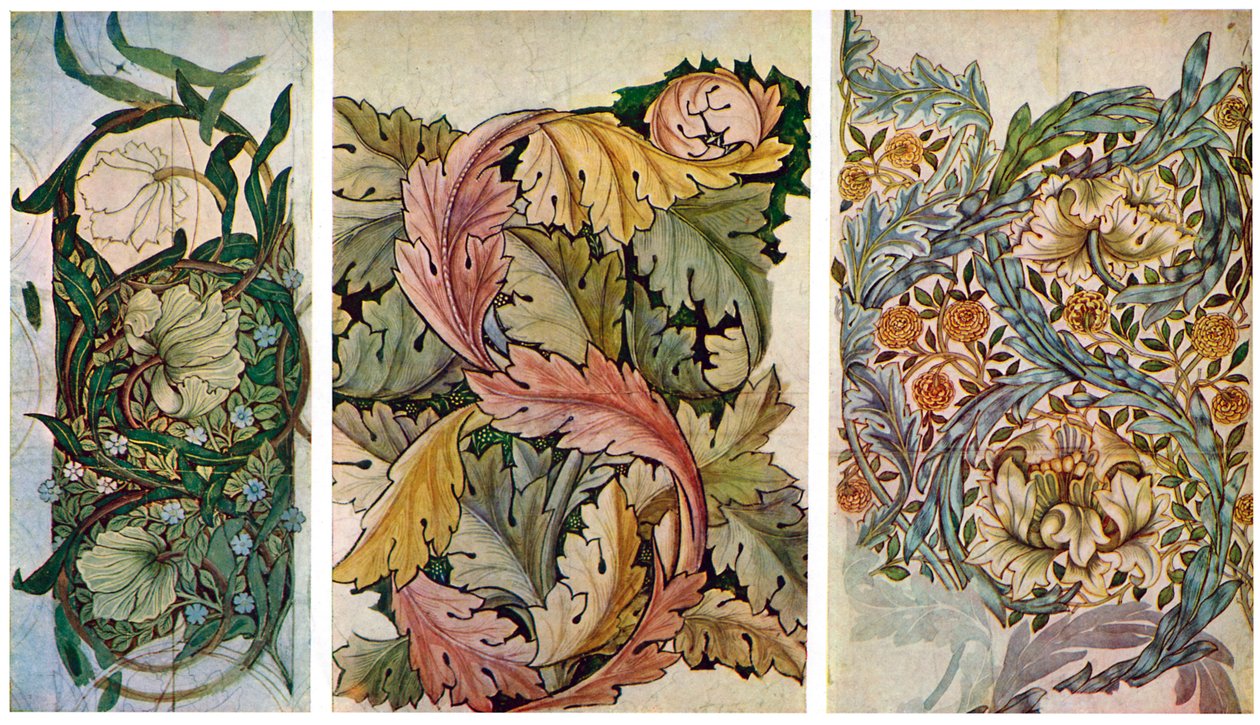 Arbetsritningar av William Morris 1834-1896, 1934. av William Morris