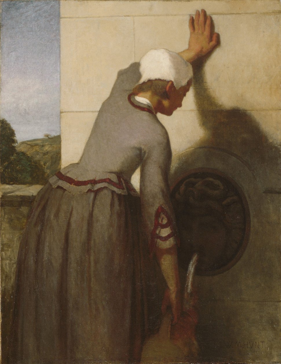 Flickan vid fontänen av William Morris Hunt