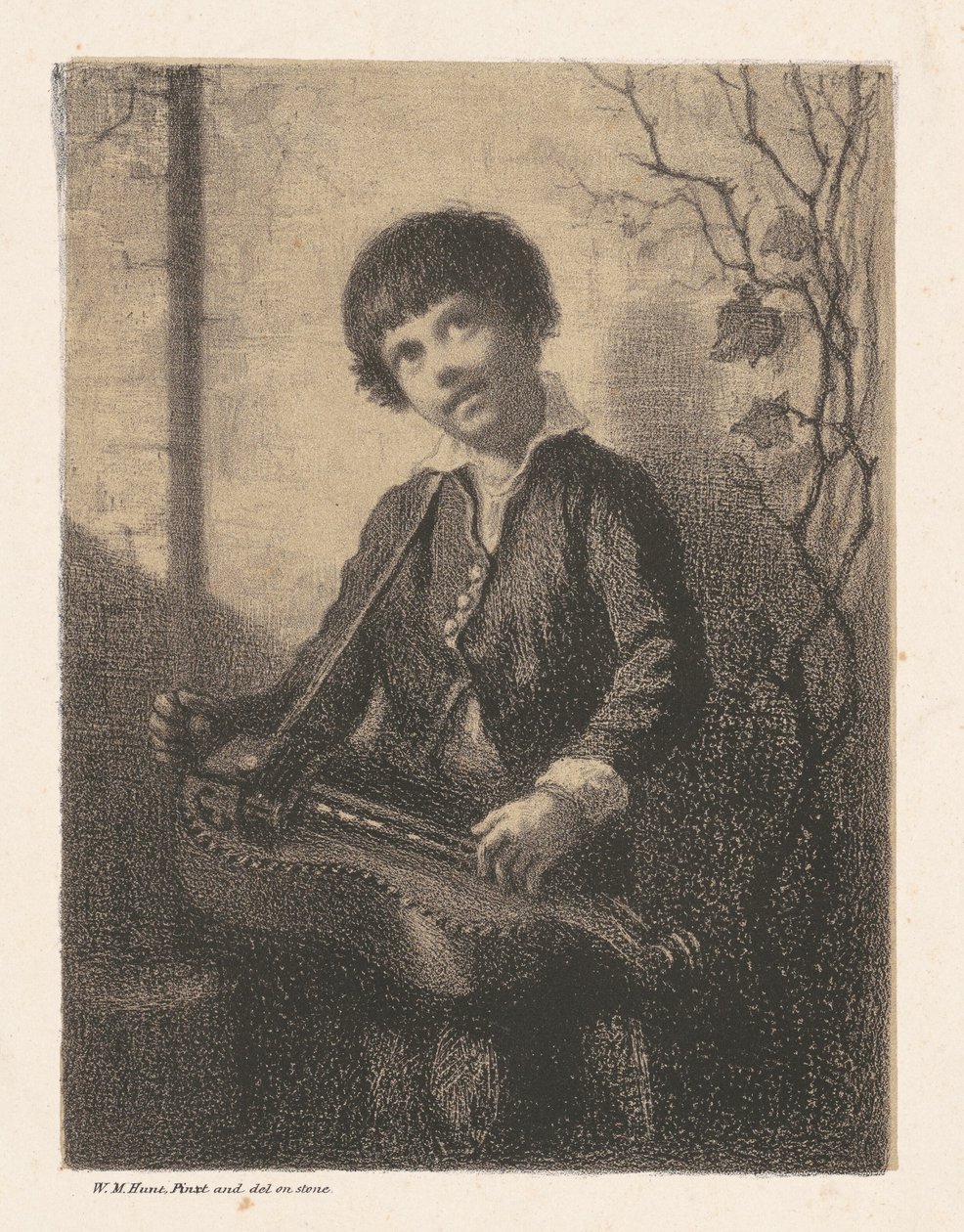 Hurdy-Gurdy Boy av William Morris Hunt