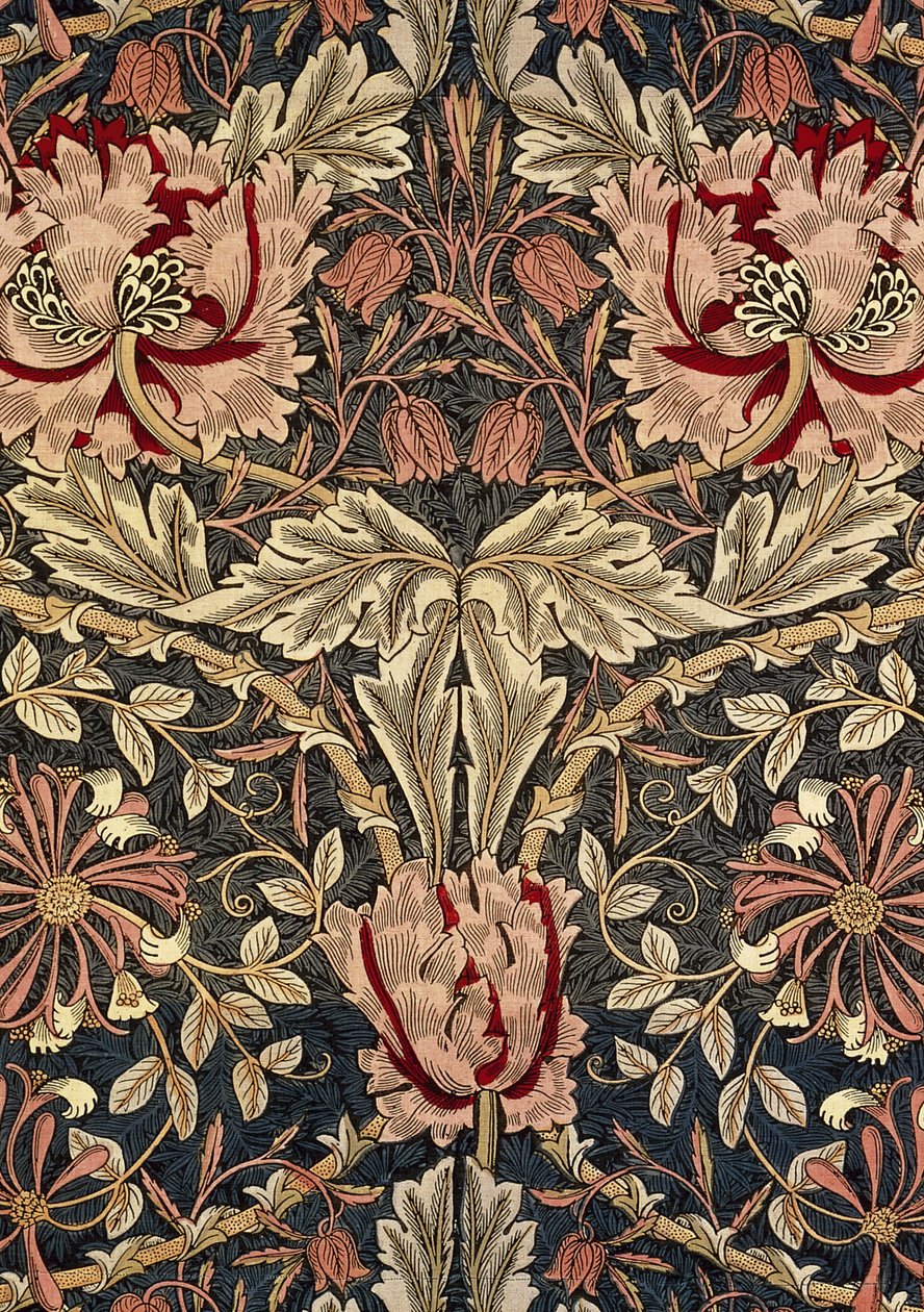 Dekorationstyg, 1876-1890. av William Morris Tapestry Works