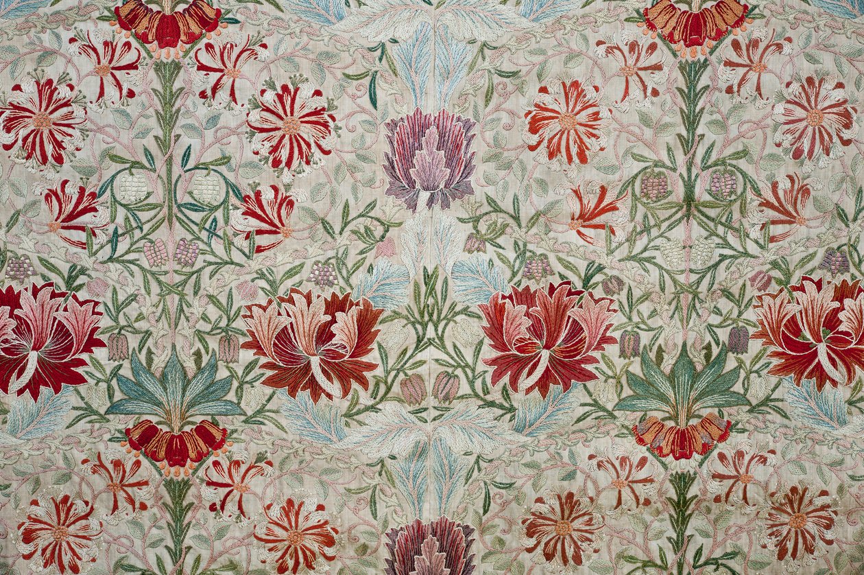 Dekorativt tyg, 1880. av William Morris Tapestry Works