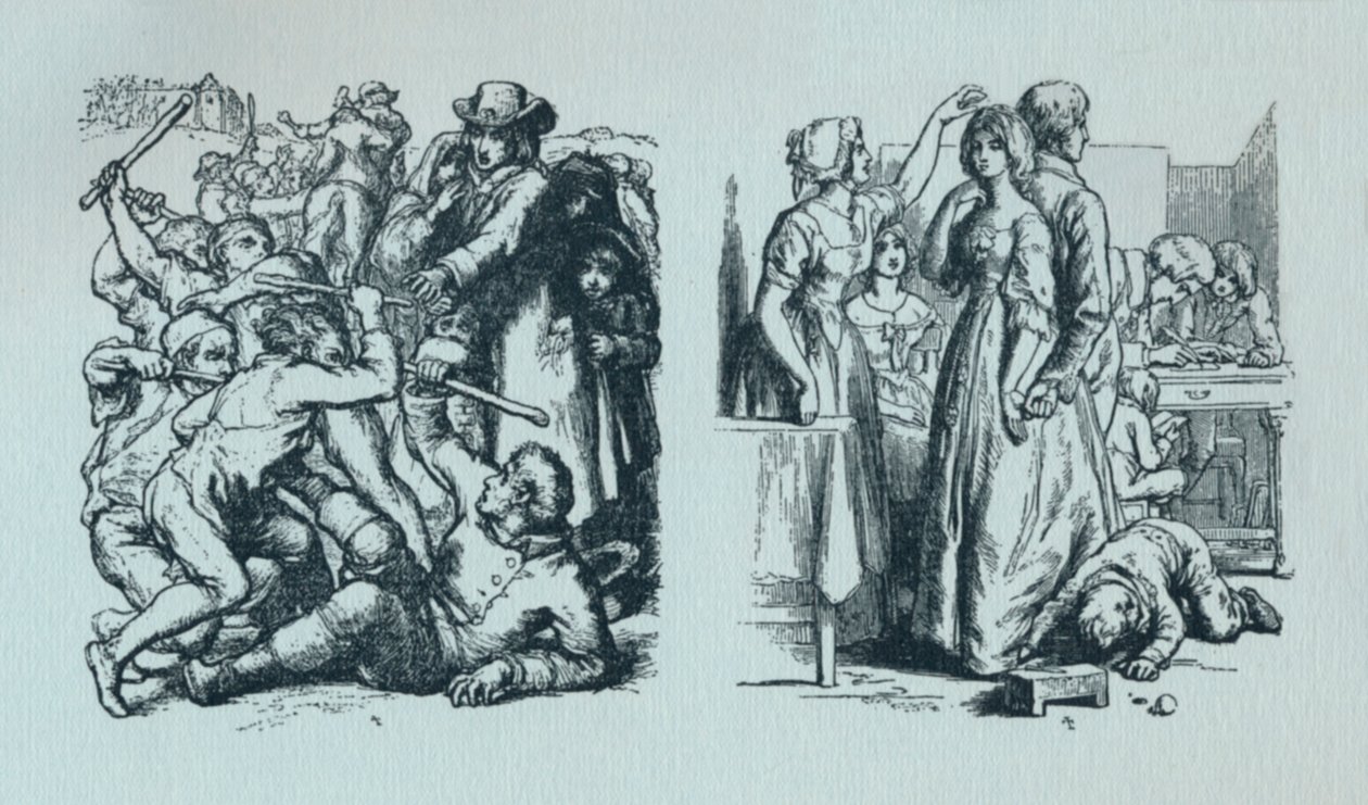 Illustrationer till The Vicar of Wakefield Goldsmith., c1800-1860, 1923 av William Mulready