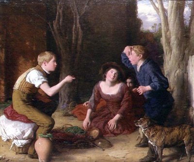 Rumpan, skjuta ett körsbär av William Mulready