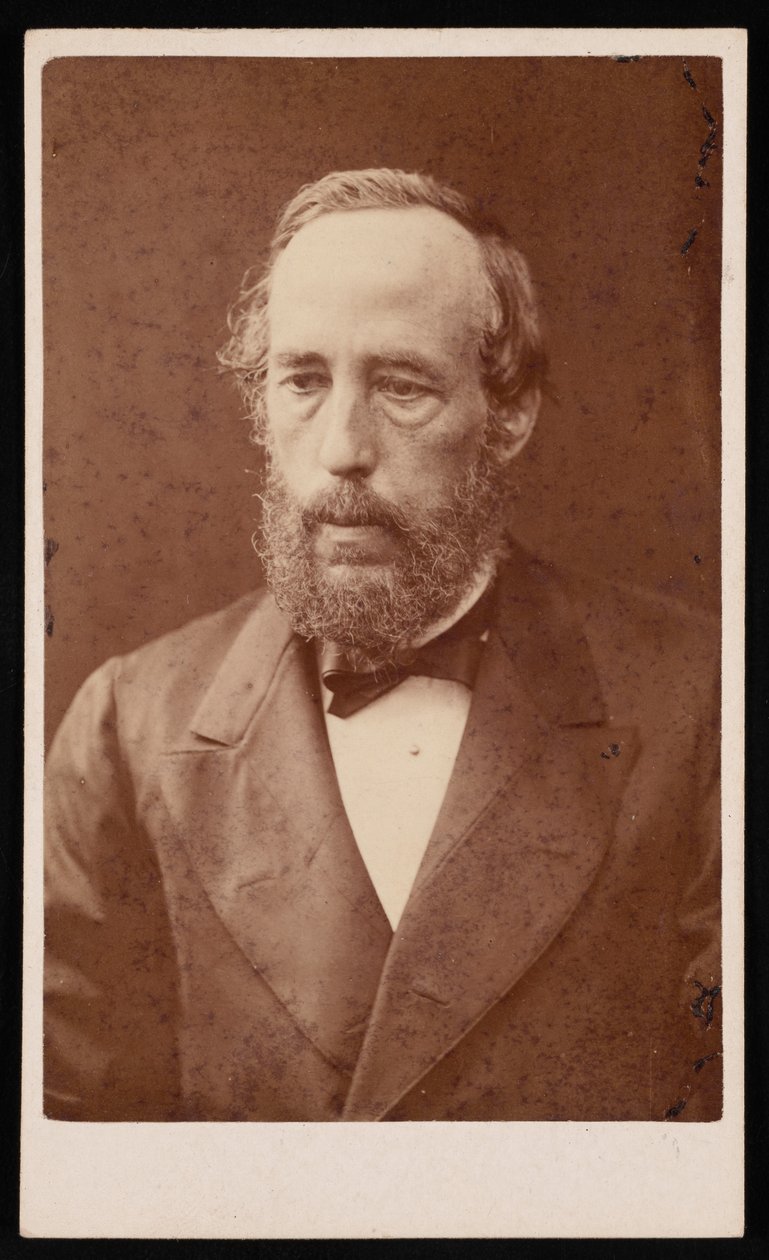 Porträtt av James Croll 1821-1890, före 1876. av William Neilson