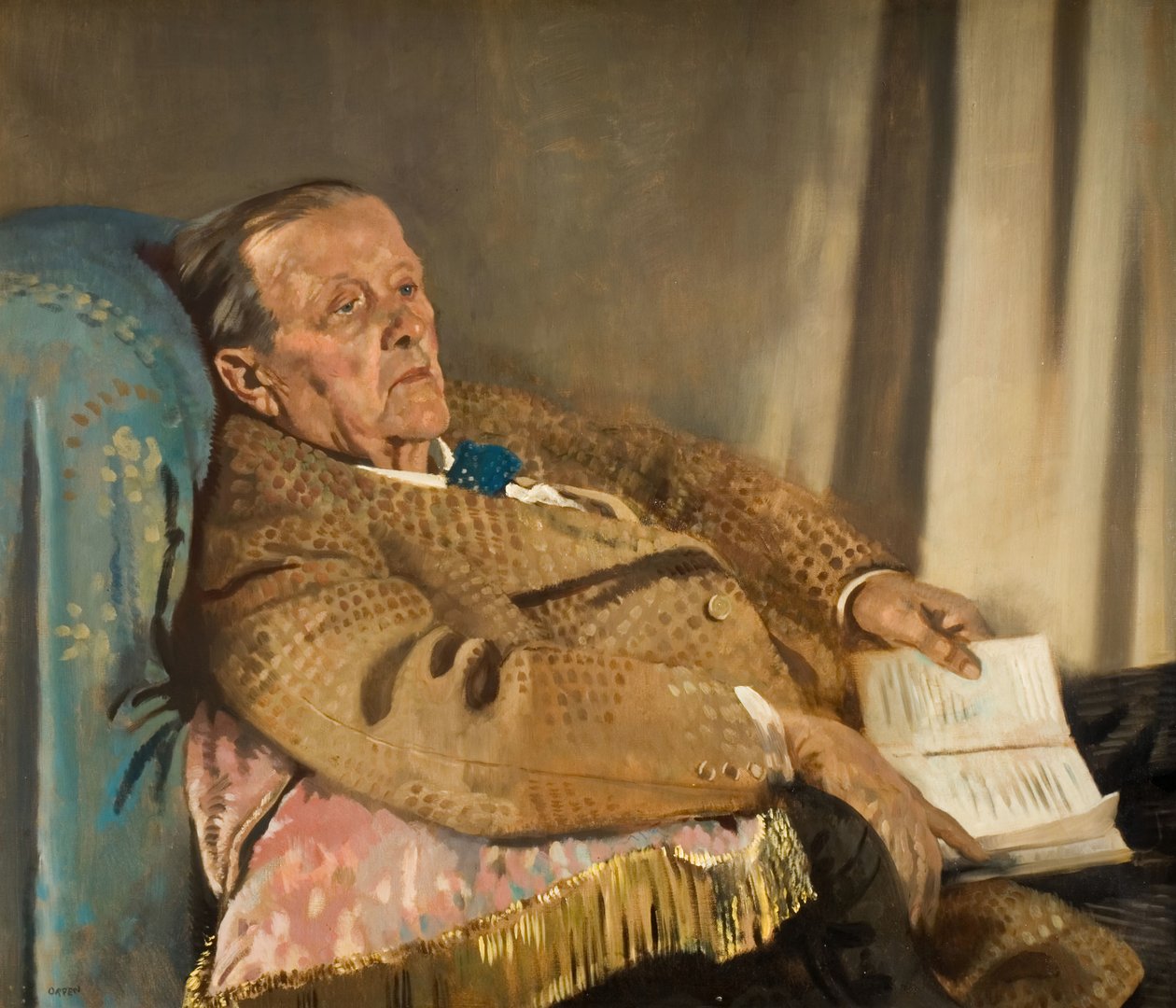 Porträtt av Sir Edwin Ray Lankester 1847-1929, 1928. av William Newenham Montague Orpen