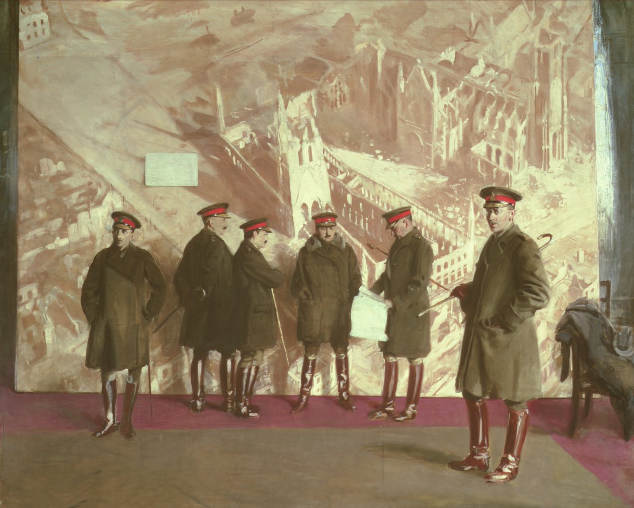 Personal på det kanadensiska högkvarteret av William Nicholson