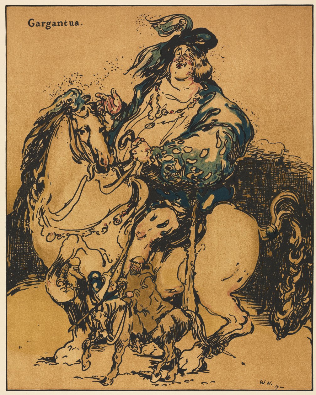 Romantikens karaktärer: Gargantua av William Nicholson