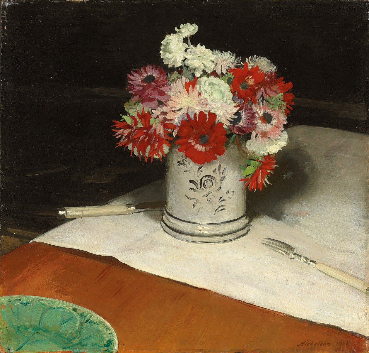 Dubbla anemoner av William Nicholson