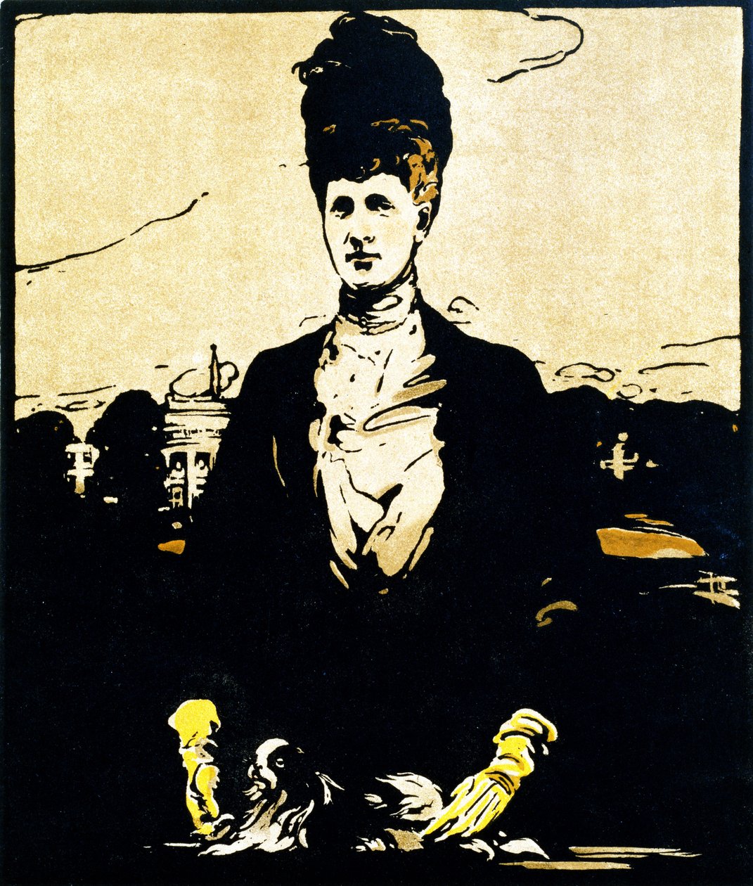 H.M. Drottning Alexandra, från "Twelve Portraits - Second Series", först utgiven av William Heinemann av William Nicholson