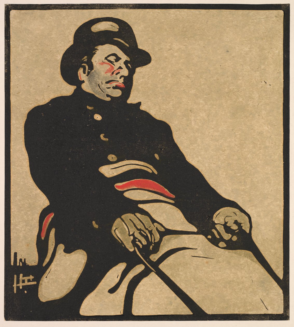 London Typer: Busschaufför av William Nicholson