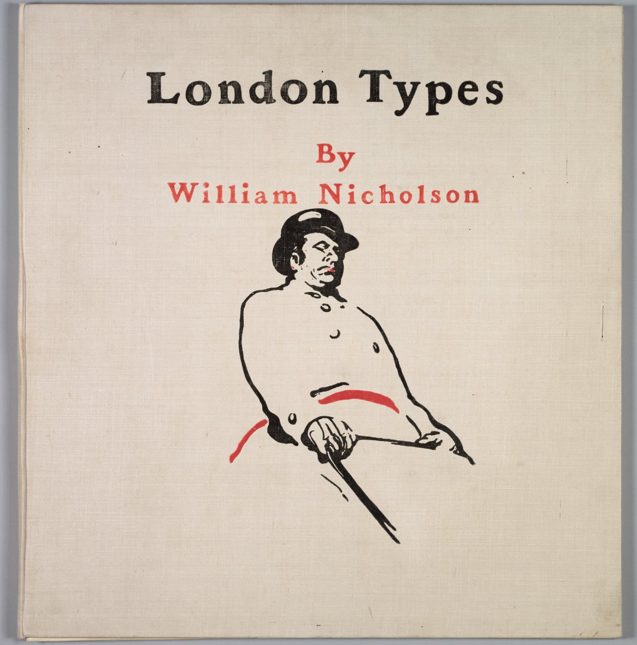 Londontyper: Omslag av William Nicholson