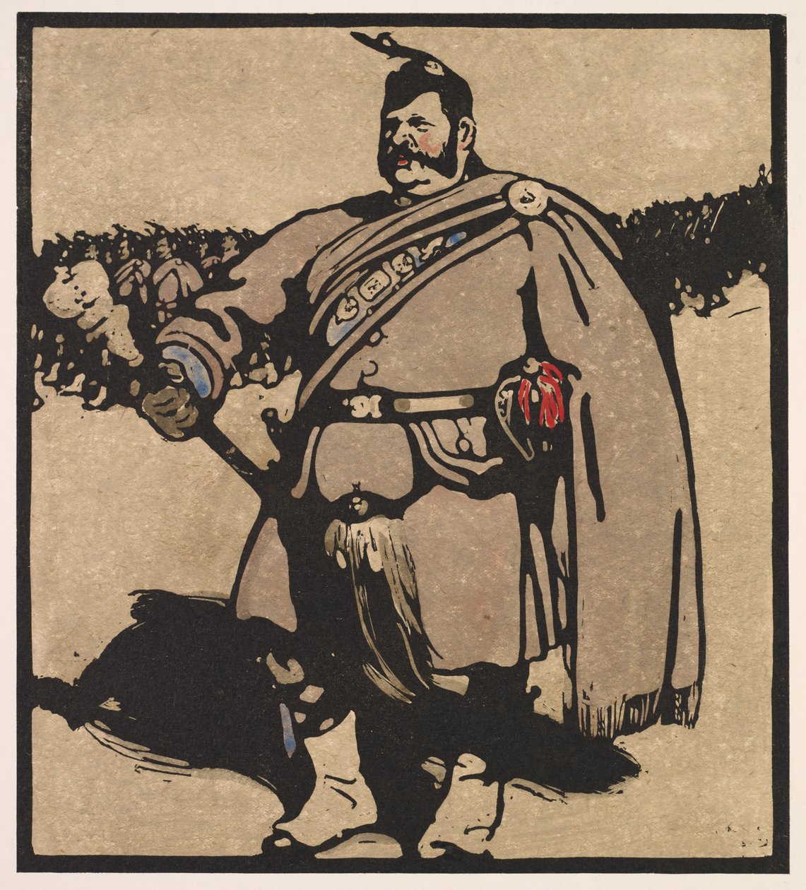 Londontyper: Drum-Major av William Nicholson