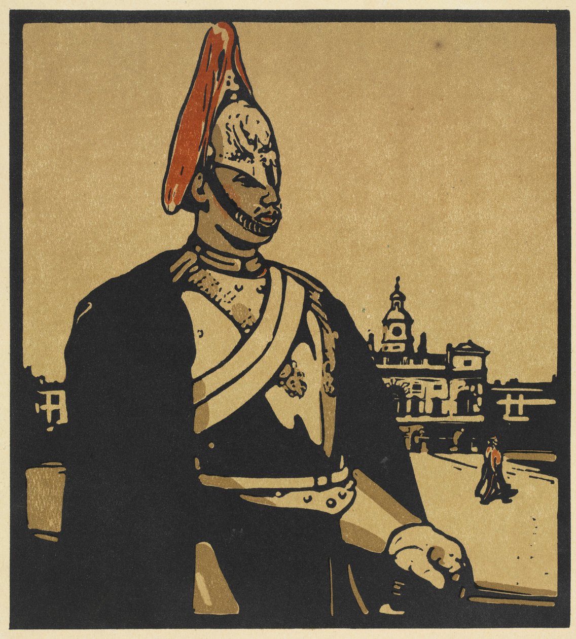 Londontyper: Guardsman av William Nicholson
