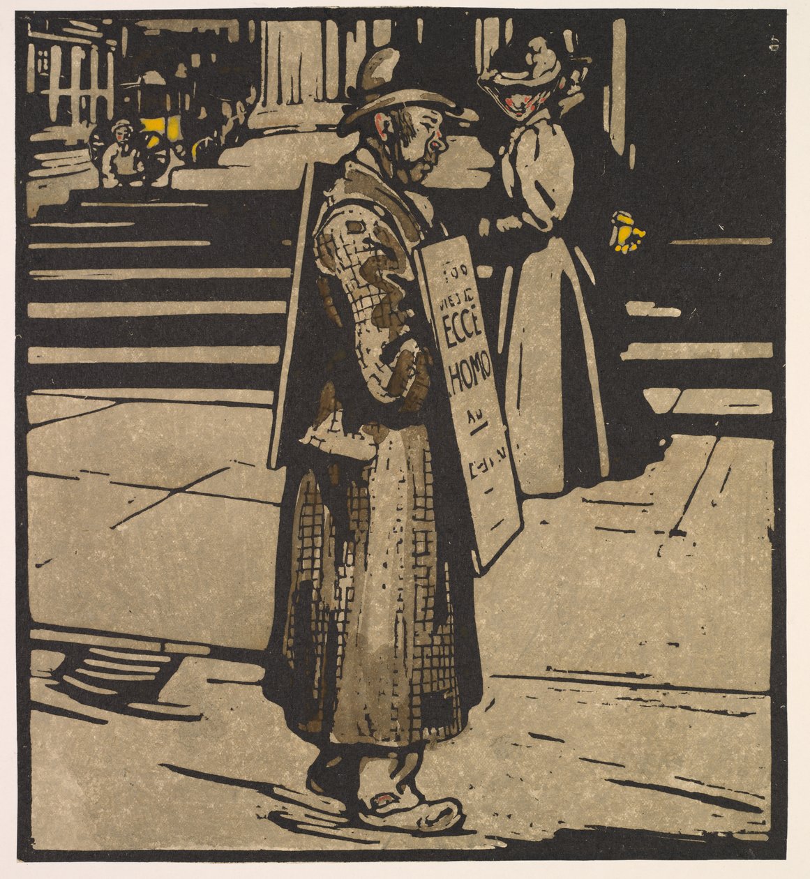 Londontyper: Sandwich-Man av William Nicholson