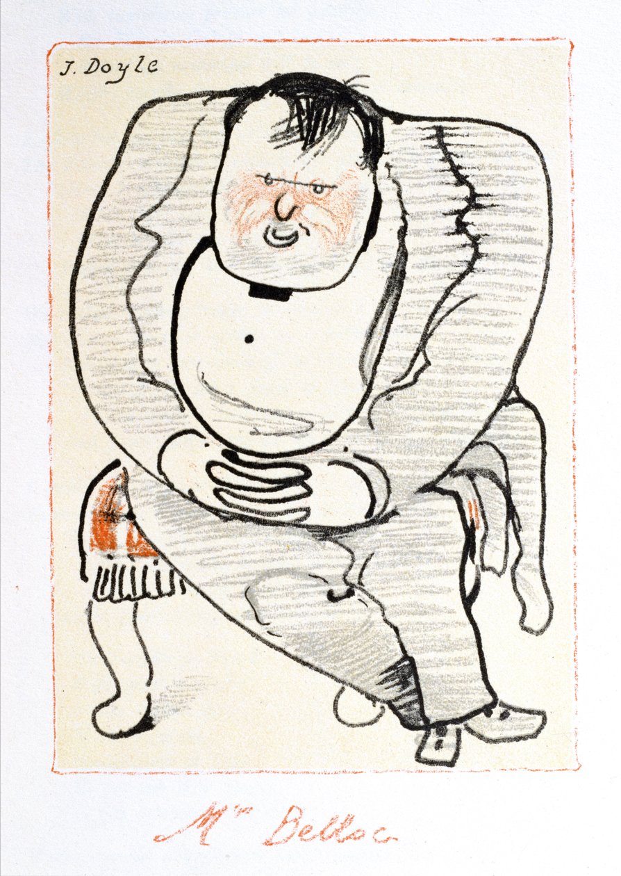 Mr Belloc, illustration från 