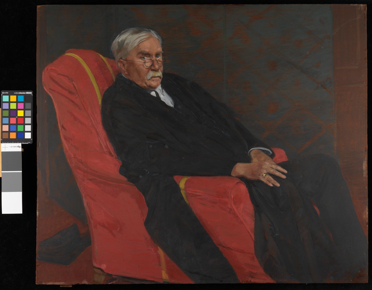 Porträtt av Dr A.C. Benson av William Nicholson