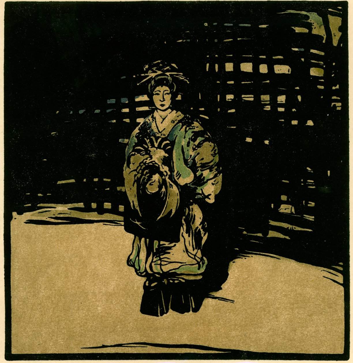 Sada Yacco, ca 1902 (chromolitho) av William Nicholson