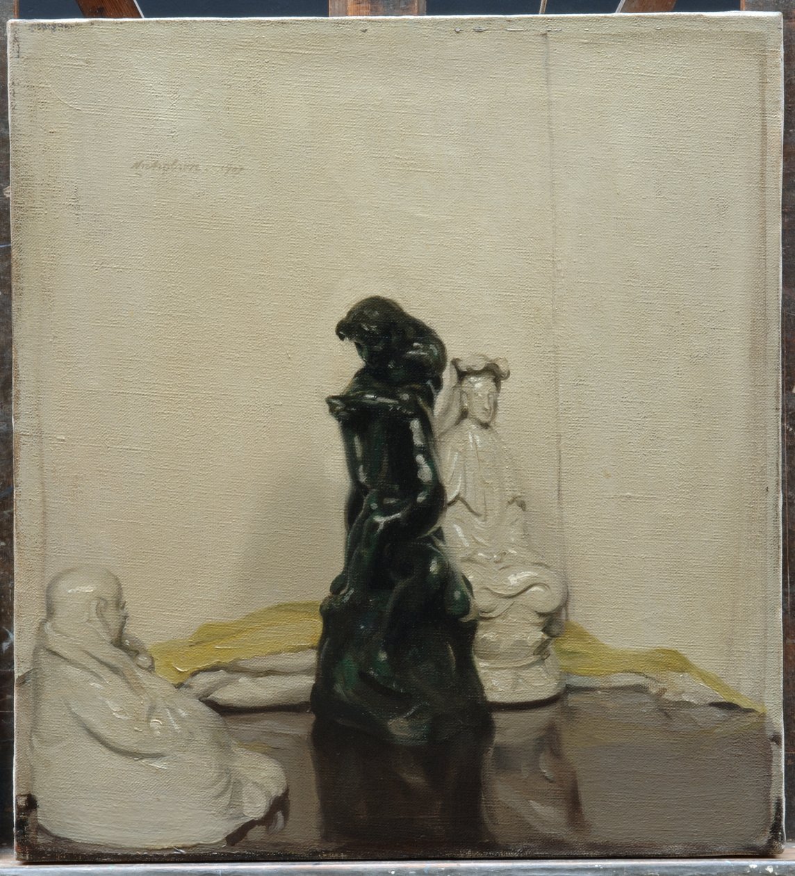 Statyetter och Rodin Brons av William Nicholson