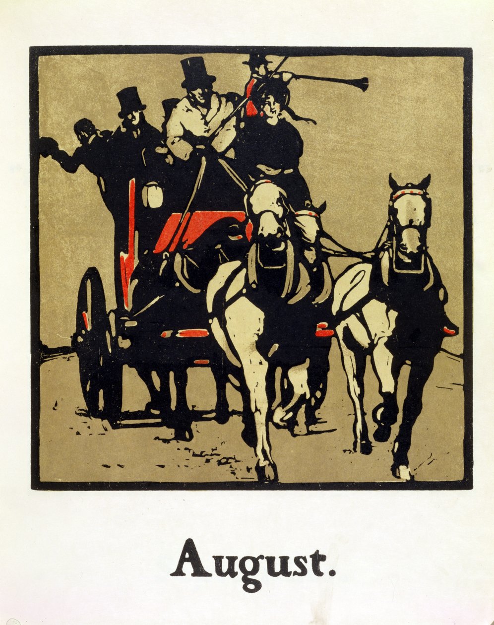 Augusti månad, från 