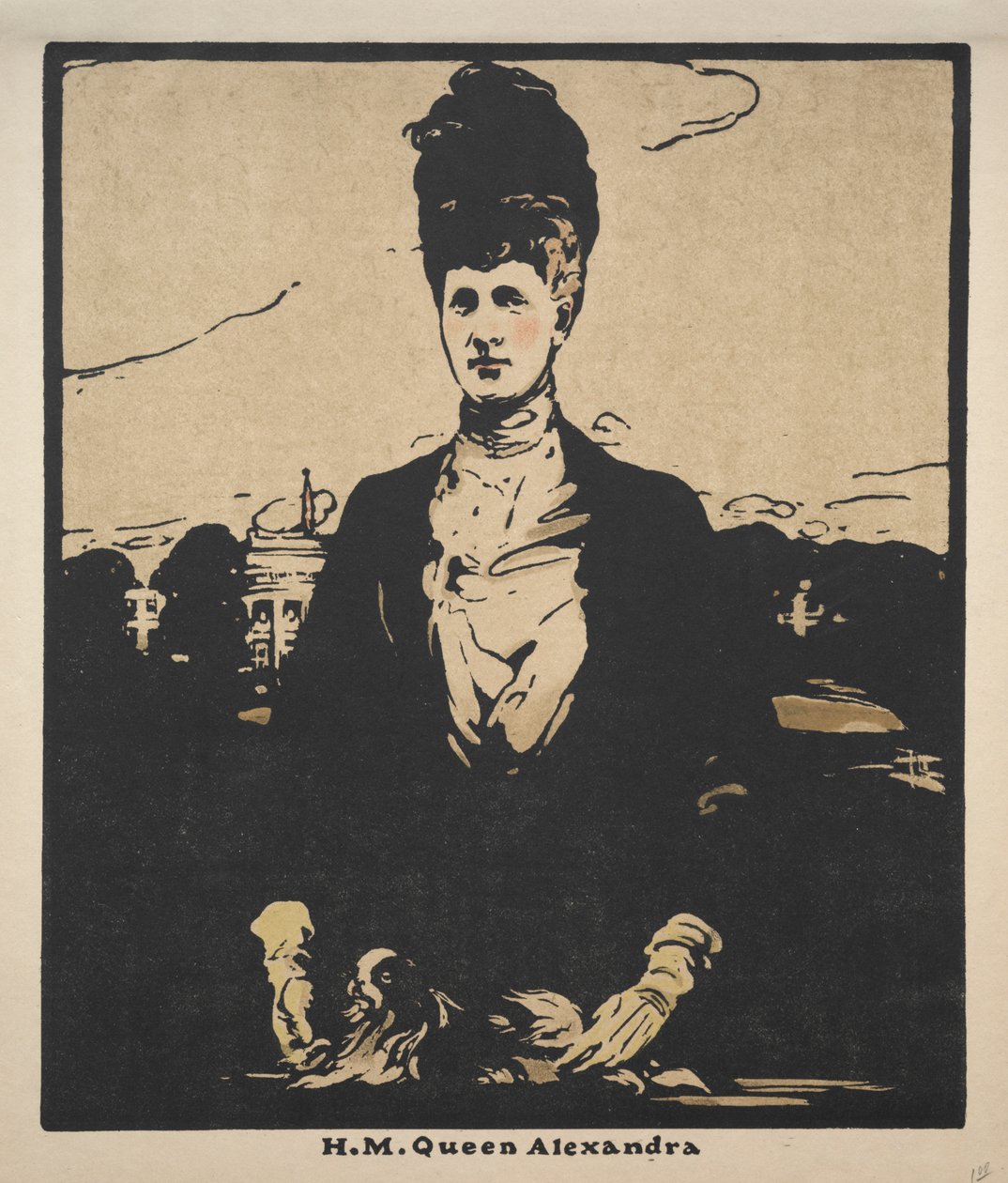 Tolv porträtt (andra serien): H. M. drottning Alexandra av William Nicholson