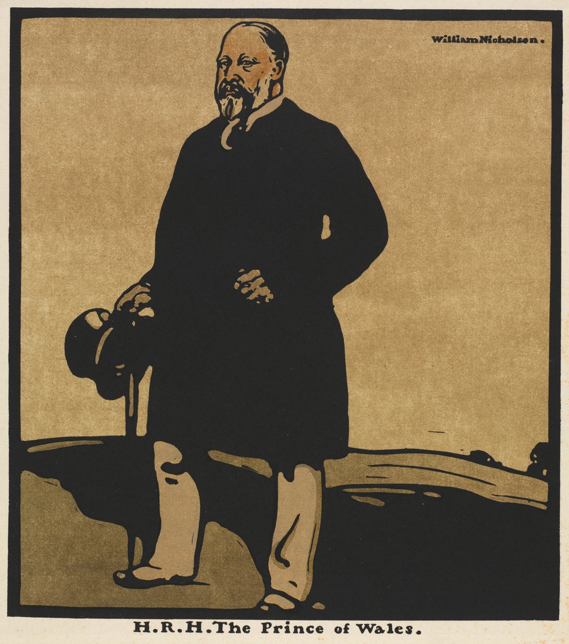 Tolv porträtt: H.R.H. Prinsen av Wales av William Nicholson