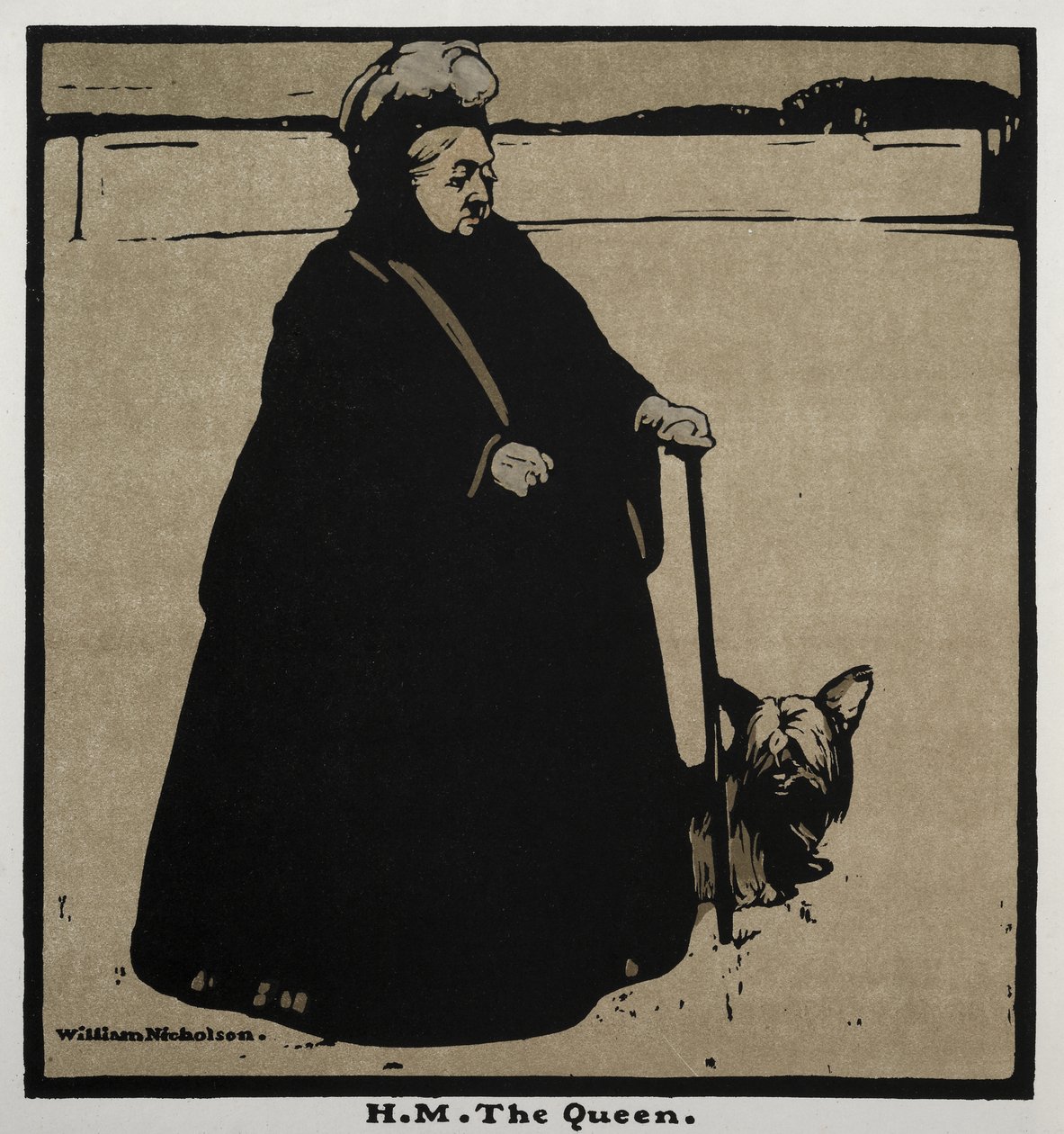Tolv porträtt: H. M. drottningen av William Nicholson